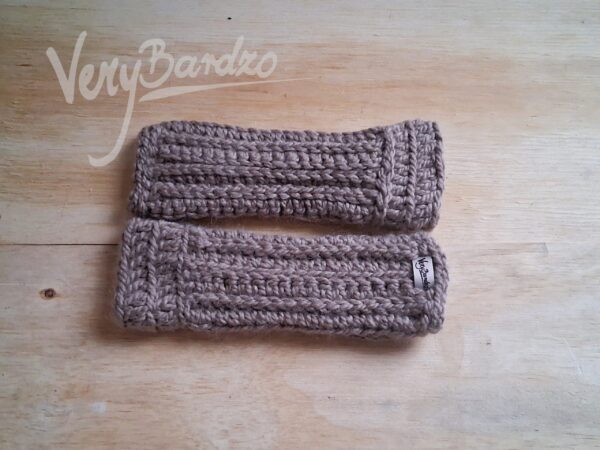 ZESTAW Czapka | szal | rękawki - wełna 100%